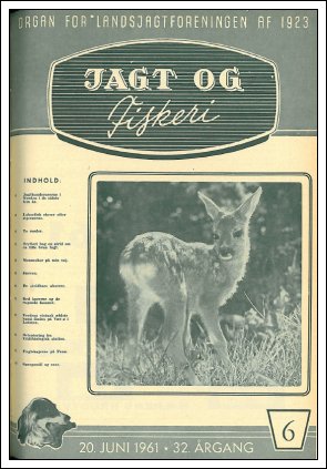 Ellekildes artikel blev bragt i tidsskriftet Jagt og Fiskeri i 1961