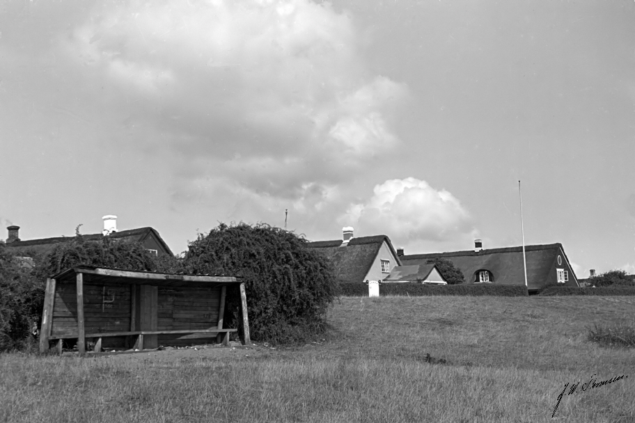 Børsen på Sønderho Havn fotograferet af J.W. Thomsen