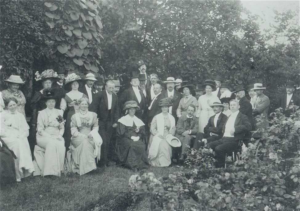 Ved indvielsen af Faaborg Museum 1910