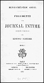 Henri-Frédéric Amiel's Journal Intime (1883)