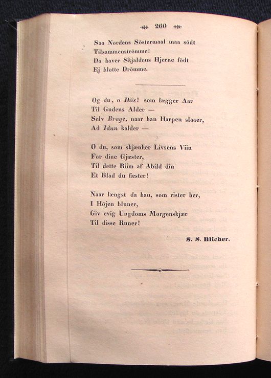 Blichers digt Brage og Idun, anden del