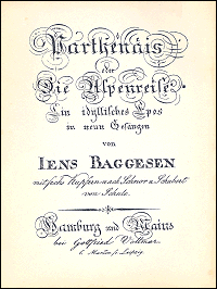 Titelblad til Parhenaïs 1803