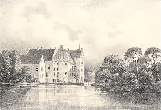 Litografi af Gisselfeld