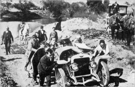 Kong Alfonso XIII bag rattet i sin Hispano Suiza T15 fra 1912