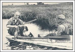 James Wentworth-Day og Ernest Parr på jagt i Adventurers Fen