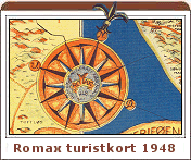 Romax' Turistkort med beskrivelse af Fanø 1948