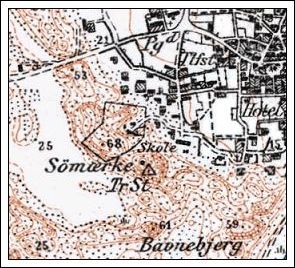 Kort over det sydlige Sønderho