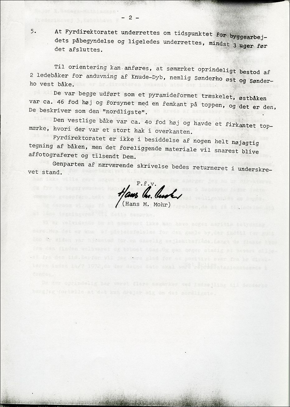 Direkt&oslash;r Hans M. Mohrs svar til Wedege-Mathiassen, side 2
