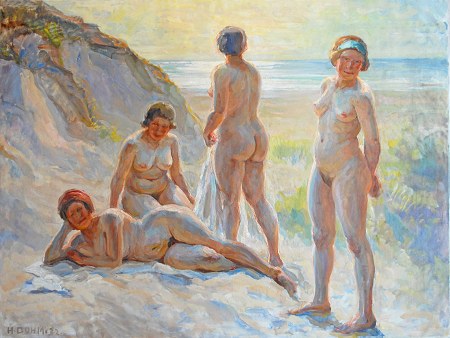Heinrich Dohm: Kvinder på stranden. 1932