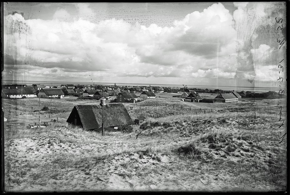 Udsigt over Sønderho fra Bavnebakken 1931