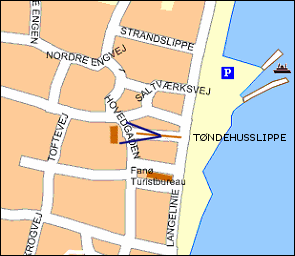 Kort over Nordby med Tøndehusslippe