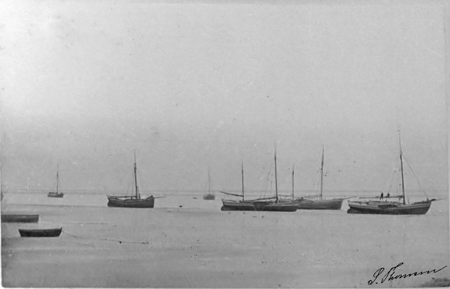 Sønderho havn før 1933 fotograferet af Sonnich Thomsen
