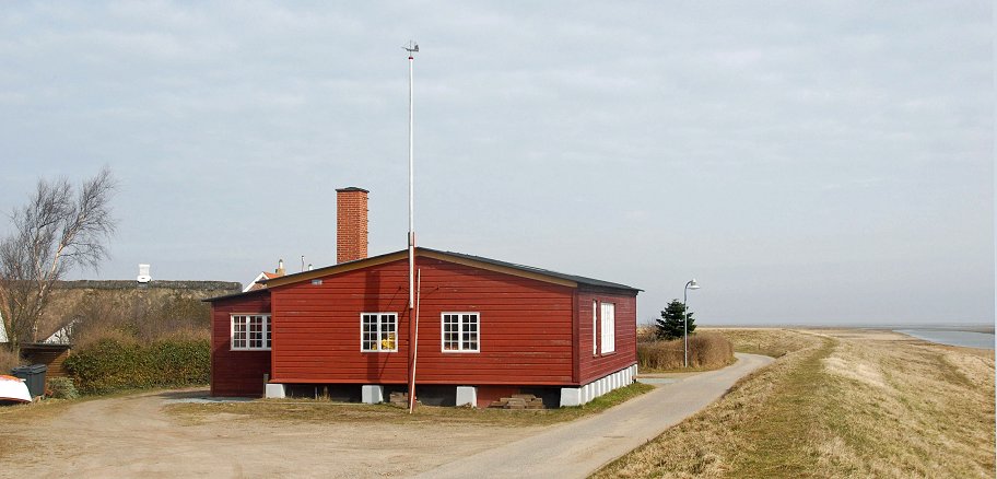 Det tidligere Sønderho Vagerhus. Nu snedkermester Gustav Petersens værksted